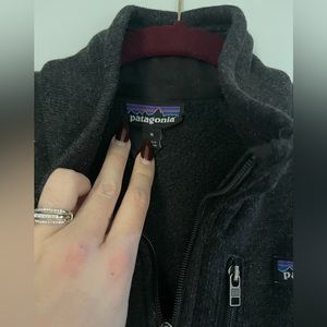 Patagonia Grey/Black Better Sweater Quarter Zip